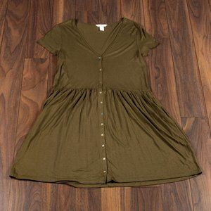 Olive Dress H&M Medium